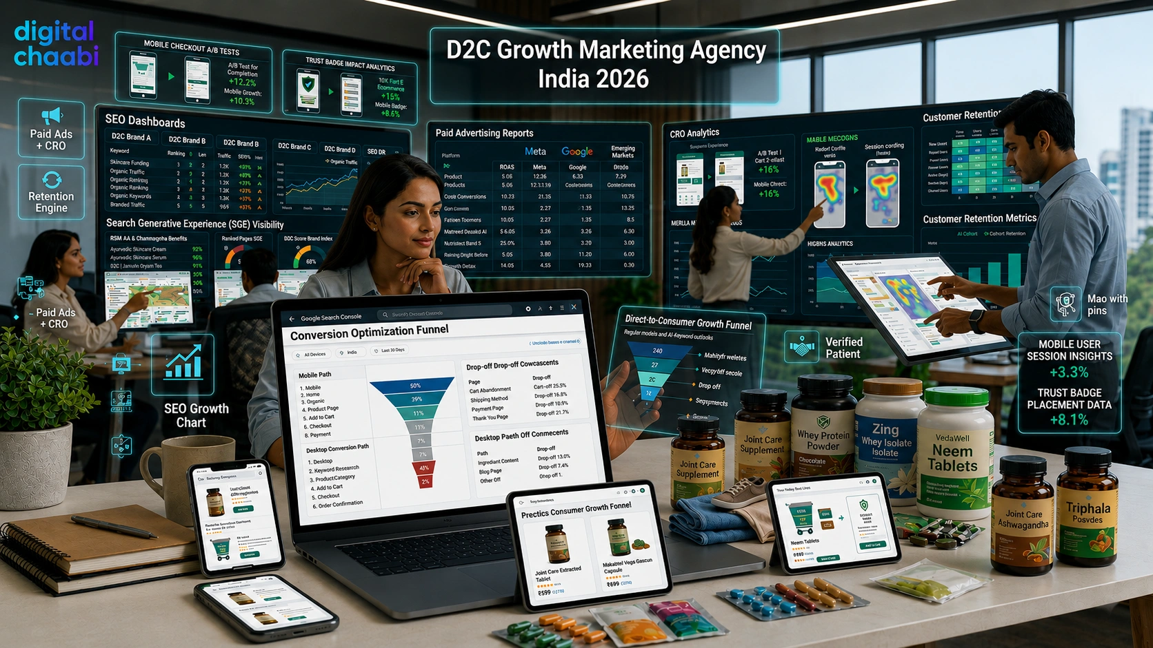 D2C Growth Marketing Agency India 2026 Digital Chaabi