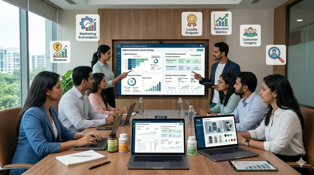 Supplement marketing agency India helping wellness brands scale revenue through ecommerce growth strategies.