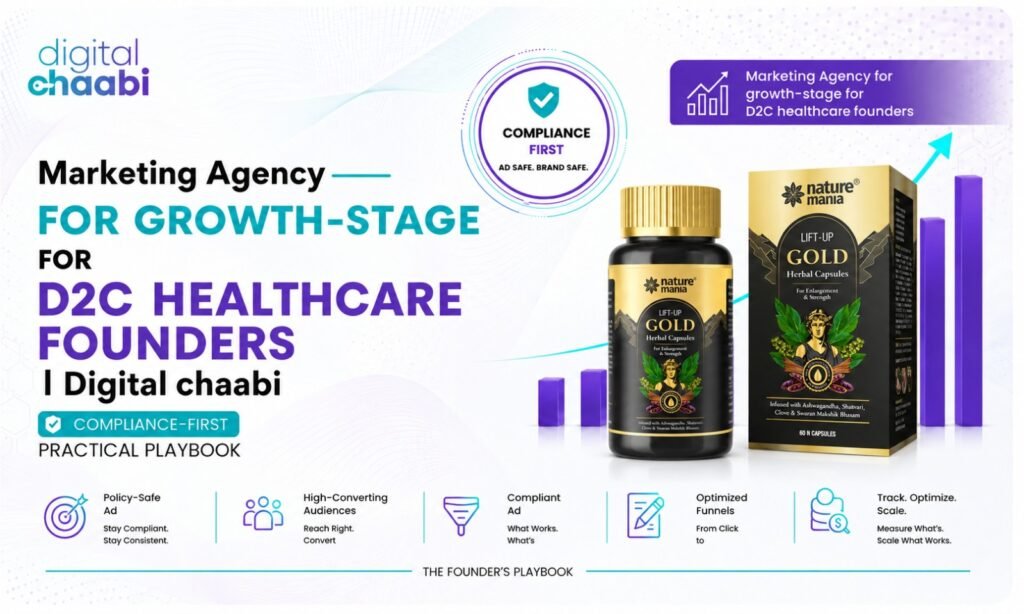 Marketing Agency for growth-stage for D2C healthcare founders Digital Chaabi