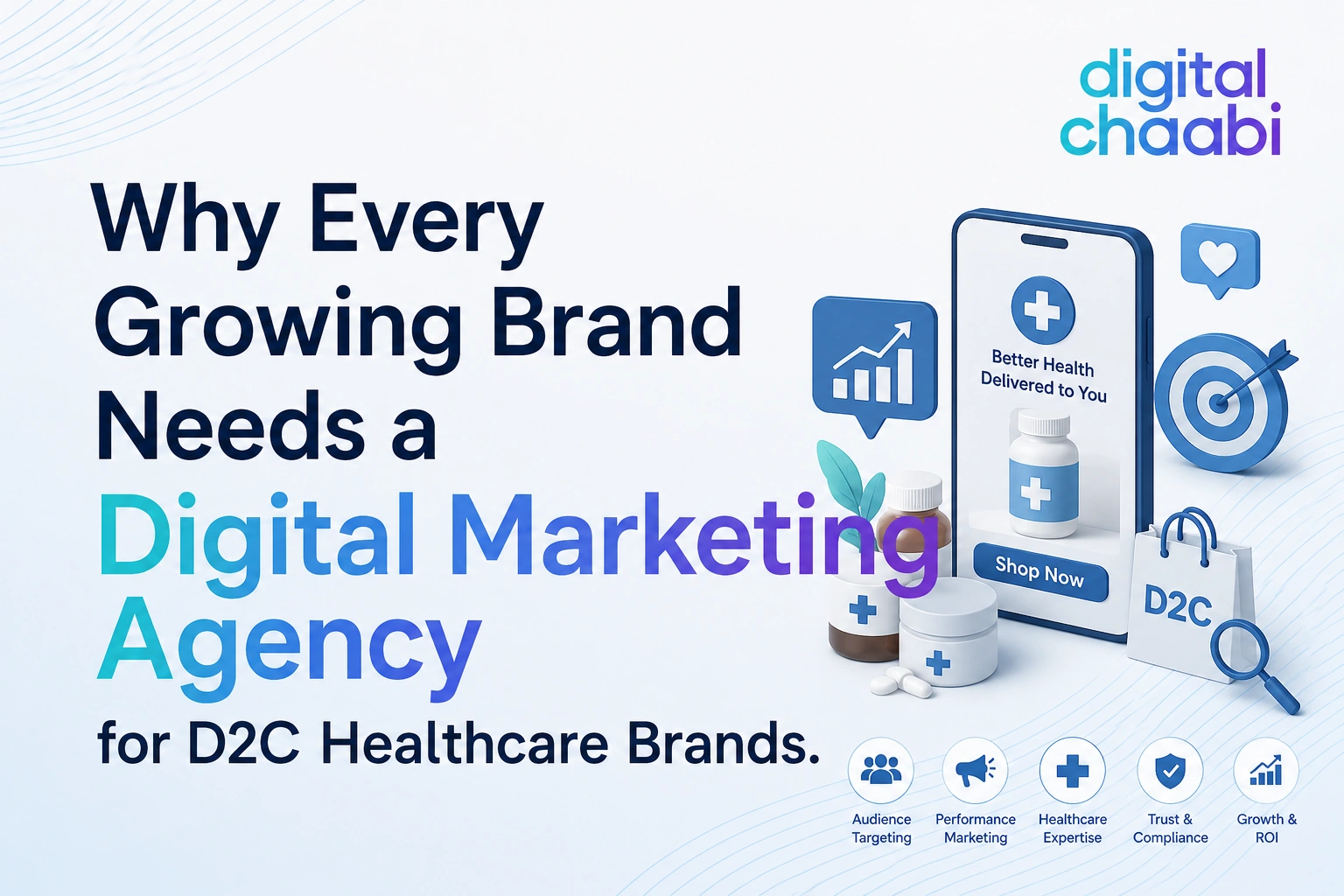 Why Every Growing Brand Needs a Digital Marketing Agency for D2C Healthcare Brands